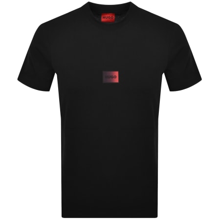 Product Image for HUGO Danotie Crew Neck T Shirt Black