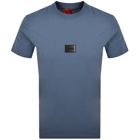 Product Image for HUGO Danotie Crew Neck T Shirt Blue