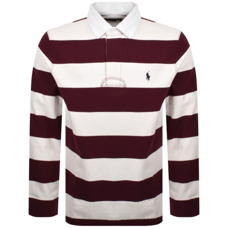 Product Image for Ralph Lauren Rugby Polo T Shirt Burgundy