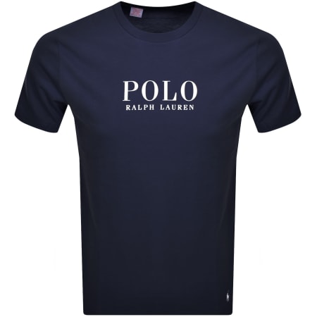 Product Image for Ralph Lauren Logo Crew Neck T Shirt Navy