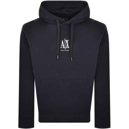 Product Image for Armani Exchange Logo Hoodie Navy