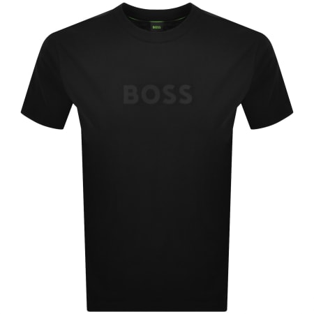 Product Image for BOSS Silicon Logo T Shirt Black
