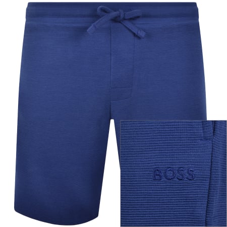 Product Image for BOSS Rib Shorts Medium Blue