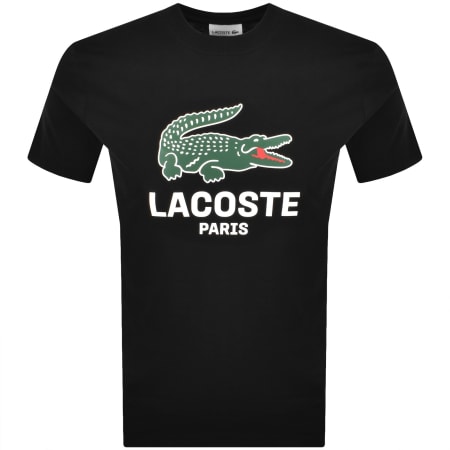 Product Image for Lacoste Paris Logo T Shirt Black