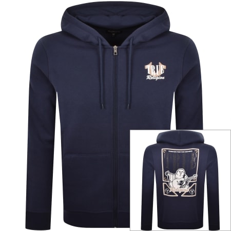 Product Image for True Religion Buddha Full Zip Hoodie Blue