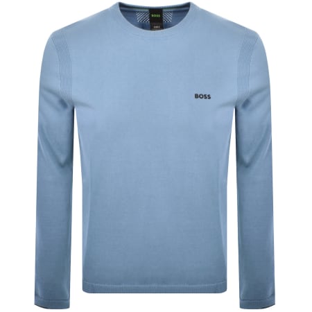 Product Image for BOSS Ever X Crew Neck Jumper Blue