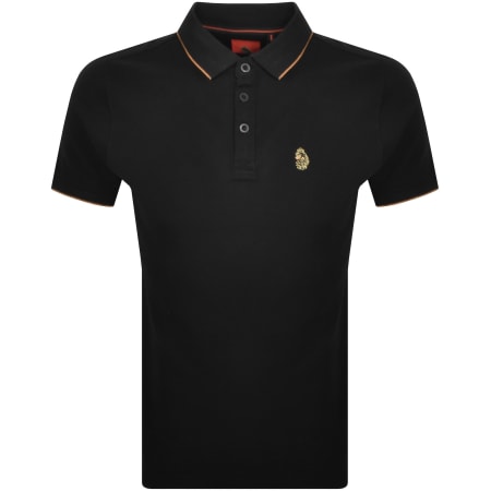 Product Image for Luke 1977 Ricky Gold Polo T Shirt Black