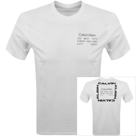Product Image for Calvin Klein Jeans Graphic T Shirt White