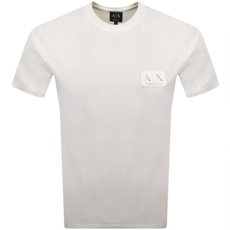 Product Image for Armani Exchange Logo T Shirt Off White