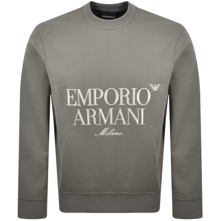 Product Image for Emporio Armani Logo Sweatshirt Grey