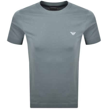 Product Image for Emporio Armani Slim Fit T Shirt Blue
