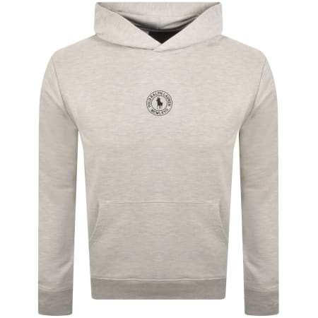 Product Image for Ralph Lauren Logo Hoodie Grey