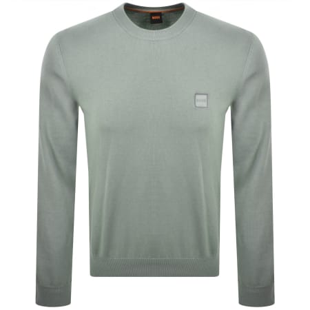 Product Image for BOSS Kanovano Knit Jumper Green