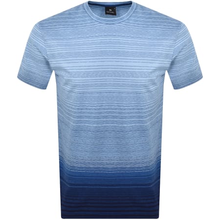 Product Image for Paul Smith Stripe T Shirt Blue