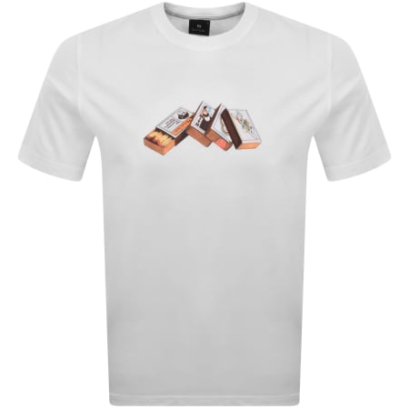 Product Image for Paul Smith Matchboxes T Shirt White