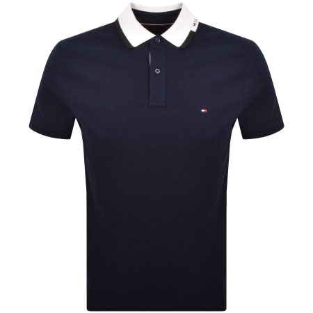 Product Image for Tommy Hilfiger Grafic Collar Polo T Shirt Navy