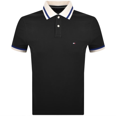 Product Image for Tommy Hilfiger Collar And Cuff Polo T Shirt Black