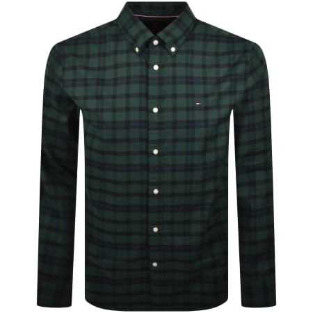 Product Image for Tommy Hilfiger Oxford Check Shirt Green