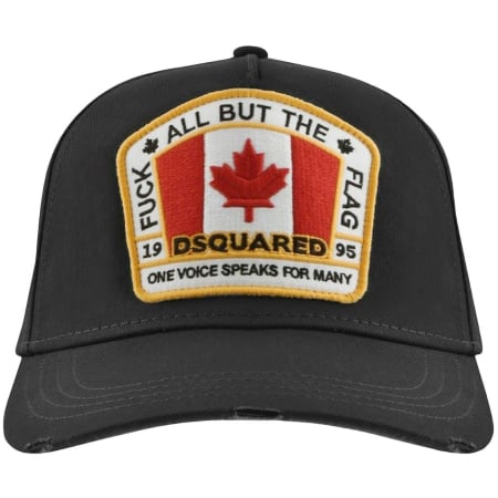 Product Image for DSQUARED2 Canada Patch Baseball Cap Black