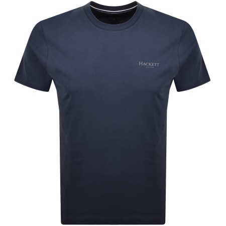 Recommended Product Image for Hackett Small Logo T Shirt Blue