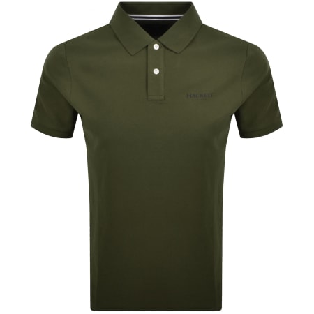 Product Image for Hackett Essential Logo Polo T Shirt Green