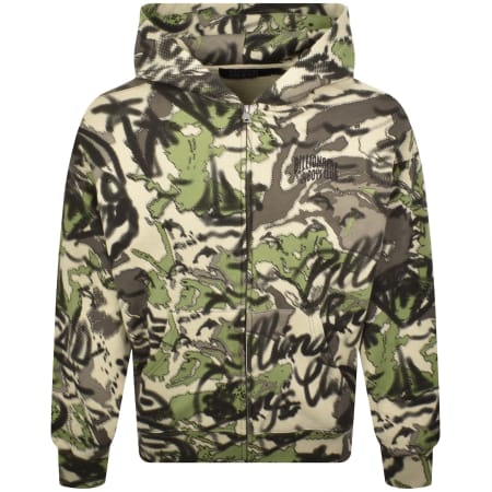 Product Image for Billionaire Boys Club Full Zip Camo Hoodie Brown