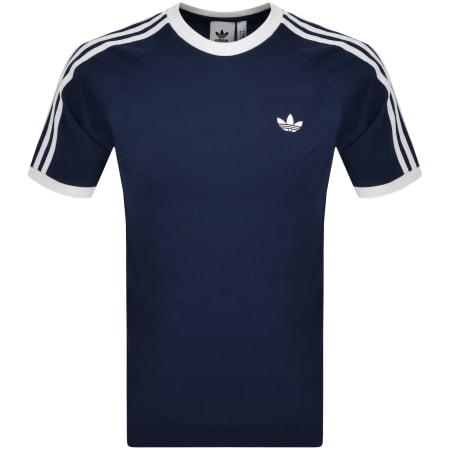 Product Image for adidas 3 Stripes T Shirt Navy