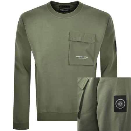 Product Image for Marshall Artist Crux Sweatshirt Green