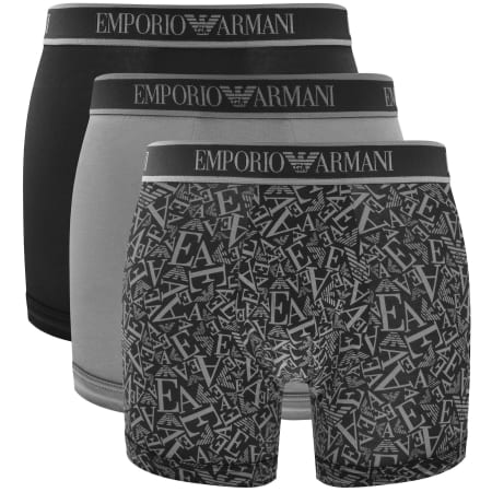 Product Image for Emporio Armani 3 Pack Boxers Black