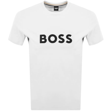 Product Image for BOSS Beachwear Logo T Shirt White