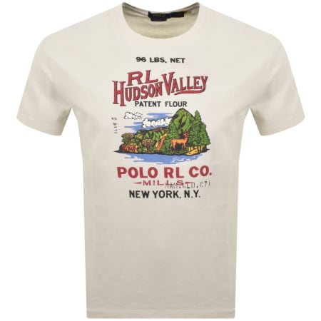 Product Image for Ralph Lauren Graphic T Shirt Off White