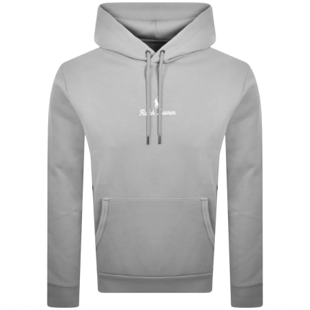 Product Image for Ralph Lauren Logo Hoodie Soft Grey
