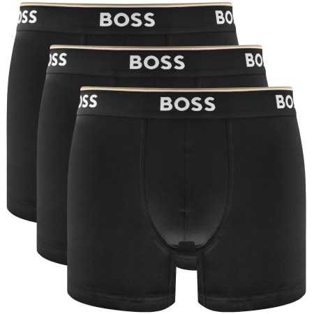 Product Image for BOSS Underwear 3 Pack Long Boxer Briefs Black