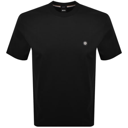Product Image for BOSS C Taut 01 Mercerised T Shirt Black