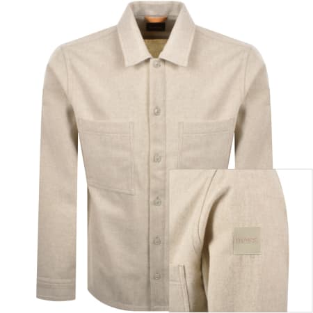 Product Image for BOSS Locky 2 Overshirt Beige