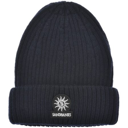 Product Image for Sandbanks Badge Logo Beanie Navy