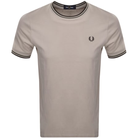 Product Image for Fred Perry Twin Tipped T Shirt Brown