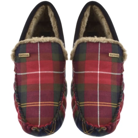 Product Image for Barbour Monty Tartan Slippers Red