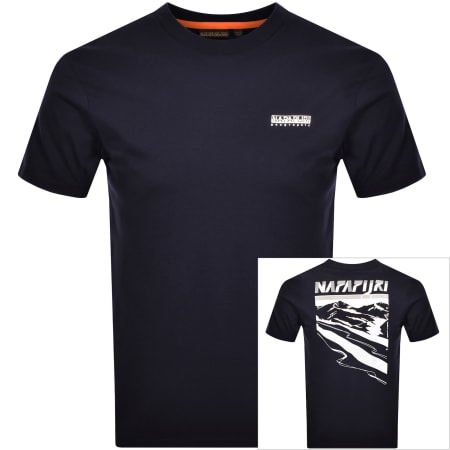 Product Image for Napapijri S-Guide T Shirt Blue Marine