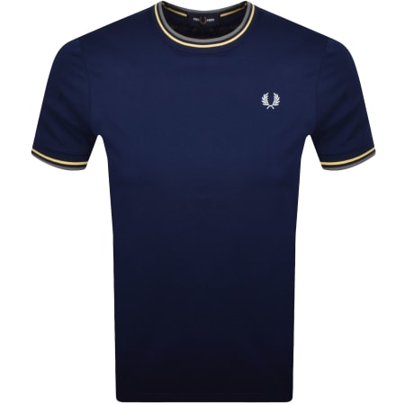 Product Image for Fred Perry Twin Tipped T Shirt Navy