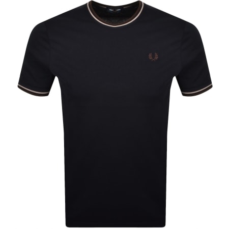 Product Image for Fred Perry Twin Tipped T Shirt Navy