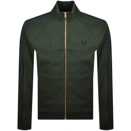 Product Image for Fred Perry Dash Taped Track Top Green
