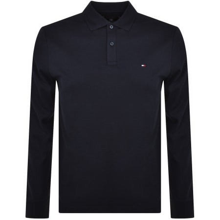 Product Image for Tommy Hilfiger Long Sleeved Polo T Shirt Navy