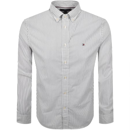 Product Image for Tommy Hilfiger Core Hairline Stripe Shirt White