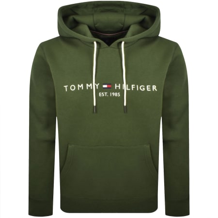 Product Image for Tommy Hilfiger Logo Hoodie Green