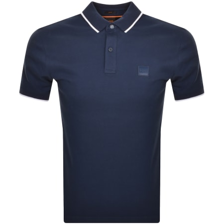 Product Image for BOSS Passertip Polo T Shirt Navy