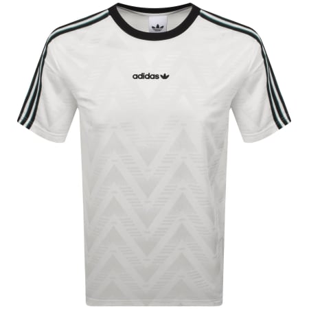 Product Image for adidas Originals Jacquard Jersey T Shirt Off White