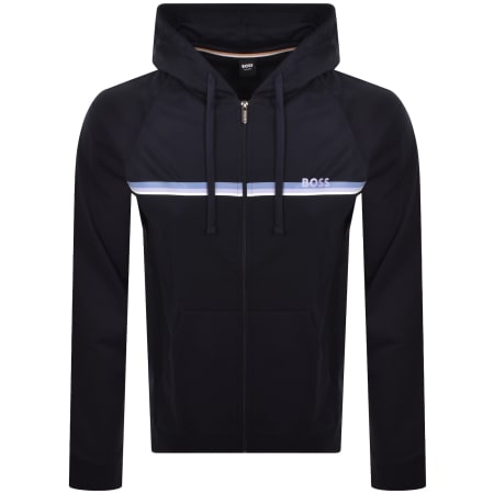 Product Image for BOSS Authentic Full Zip Hoodie Navy