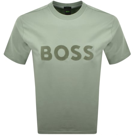 Product Image for BOSS Iconic Logo T Shirt Green