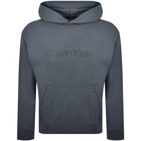 Product Image for Calvin Klein Logo Hoodie Anchor Blue
